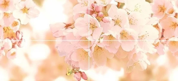 

панно cherry 40*88 /3/, Бежевая