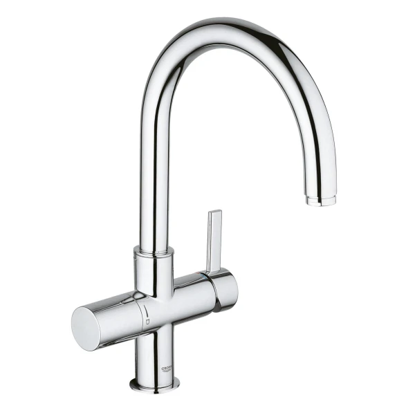 

смеситель для кухни однорычажный grohe blue 33251000, Хром
