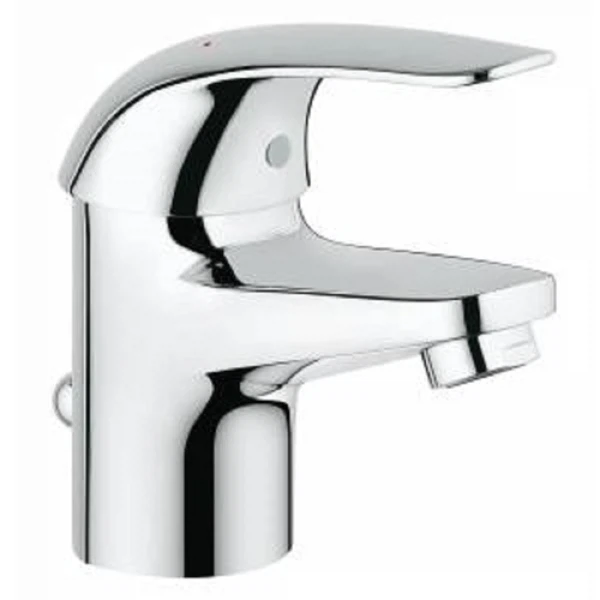 

смеситель для умывальника однорычажный grohe euroeco 23262000, Хром