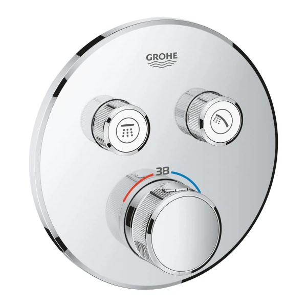 

смеситель для ванны с душем grohe grohtherm smartcontrol 29119000, Хром