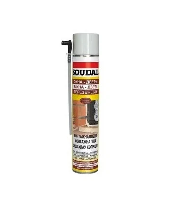 Изображение товара Пена монтажная SOUDAL Окна и двери 50 летняя, 300мл