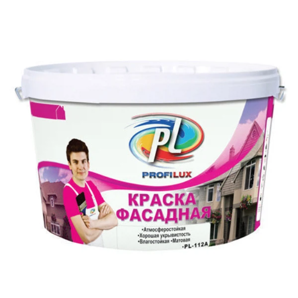Краска profilux pl-112a акриловая фасадная