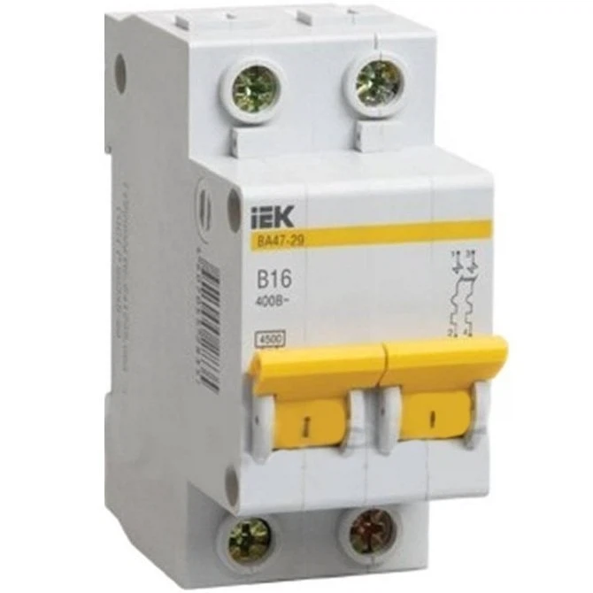 Изображение товара Выключатель автоматический IEK VA47-29 2P 10A 4,5кА