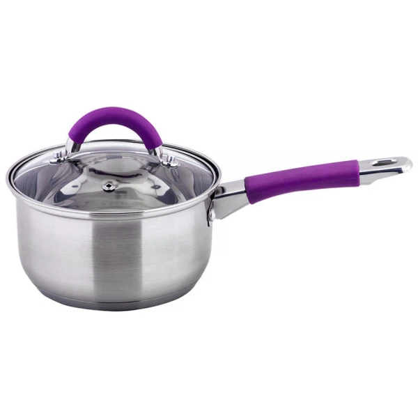 Ковш almonte 16*9см 1,8л с крышкой нжс alml16se109 es