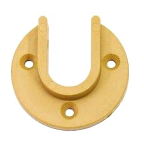 Штангодержатель для овальной, металл. штанги пластик, бежевый