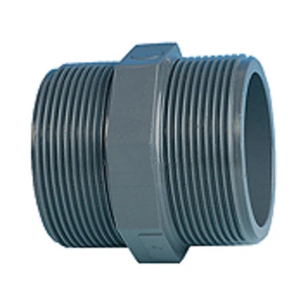 Ниппель (бочонок) 3/4" н/н пластм., mp-у