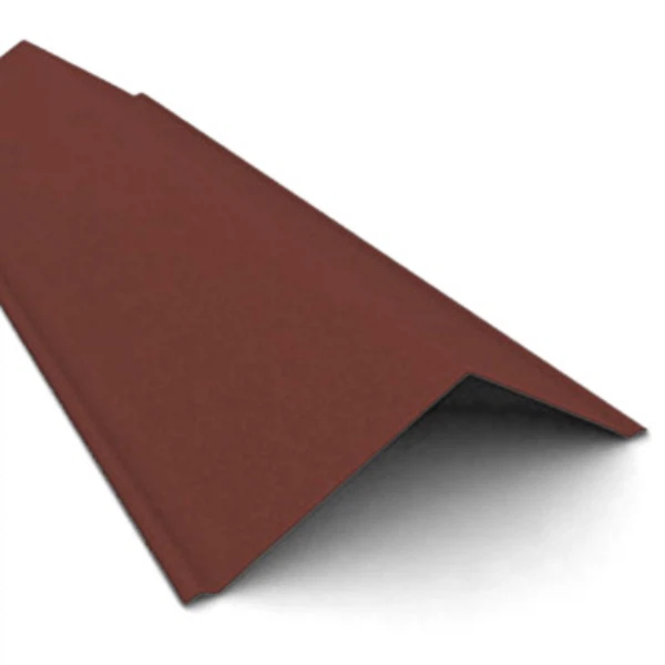 Щипец черепицы ондулин, цвет коричневый, 1000 х 150 мм