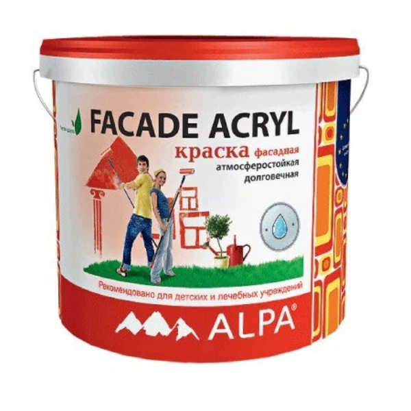 Краска fasade acryl акриловая фасадная база