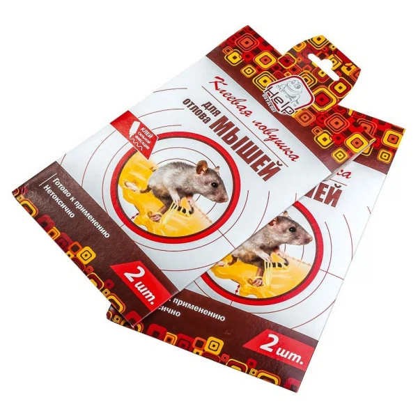 

ловушка клеевая help для отлова мышей 2шт