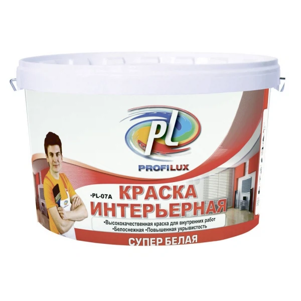 Краска profilux pl-07a акриловая интерьерная