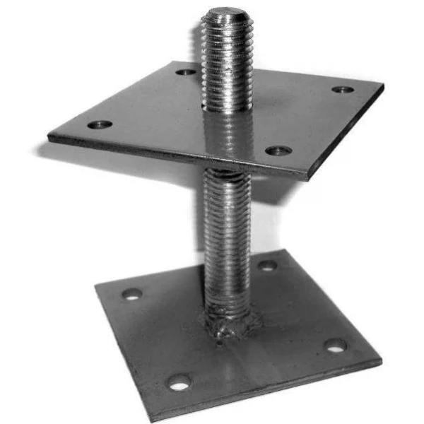 

лифт регулировочный 100*100*6,0 мм со шпилькой м24 н=150 мм