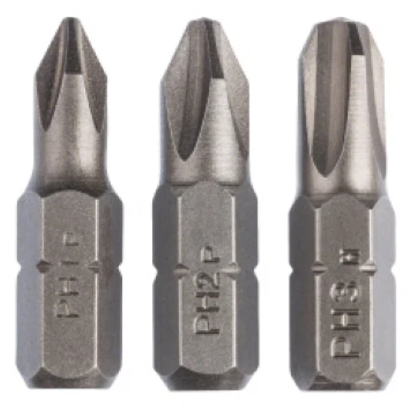 

набор бит 3шт ph1/ph2/ph3 25мм bosch 2609255964
