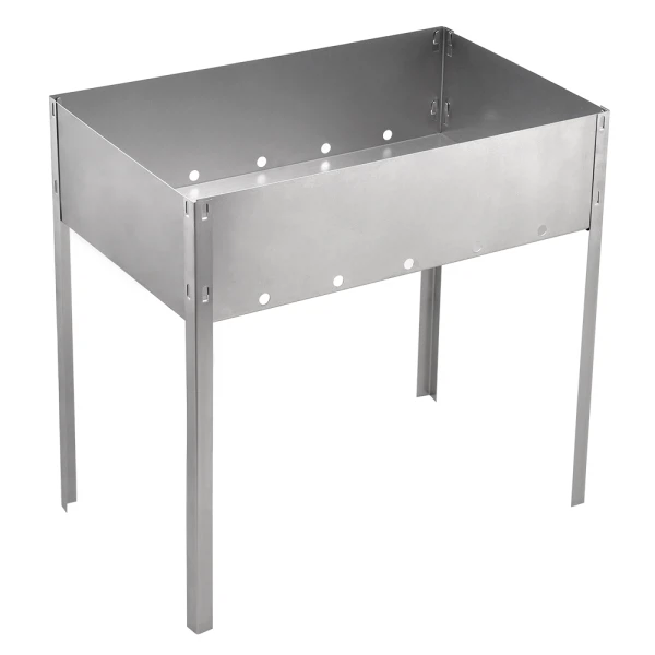 

мангал сборный 500*300*500*0,8мм без шампуров boyscout 61232