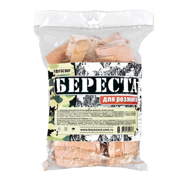 Береста для розжига 1л boyscout 61147, код