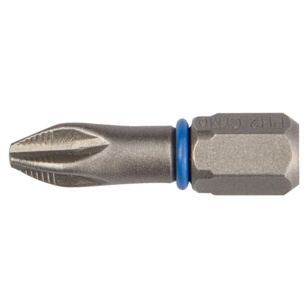 Бита ph2 25мм с 1/4", 2 шт торсионная кованая