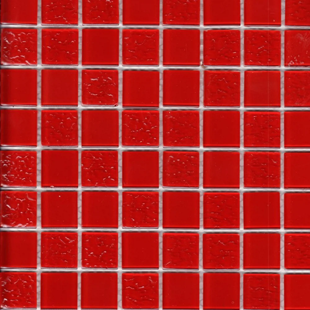 Изображение товара Стеклянная мозаика Red Rose 2,5x2,5 см для стен 30x30 см