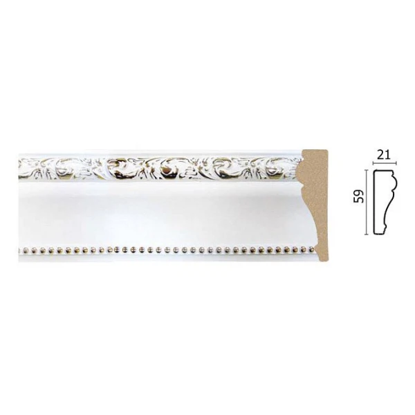 

молдинг decor-dizayn 59*21*2400мм 161-115g(fm)/18