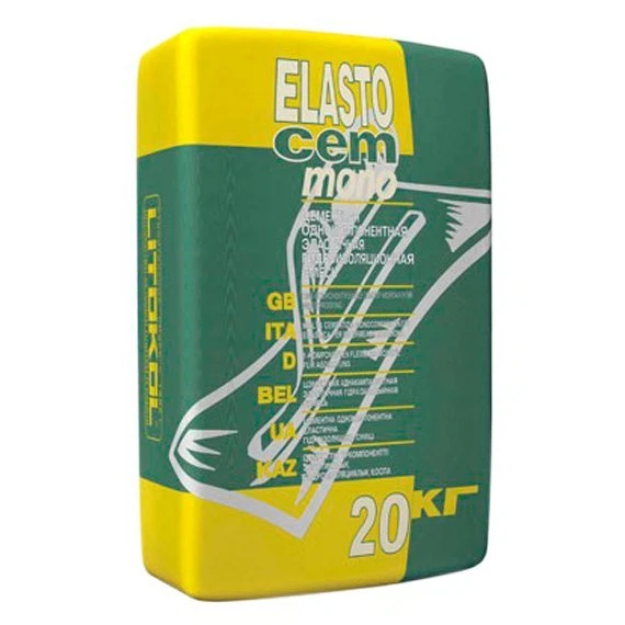 Изображение товара Цементная гидроизоляция ELASTOcem MONO LITOKOL, 20кг.