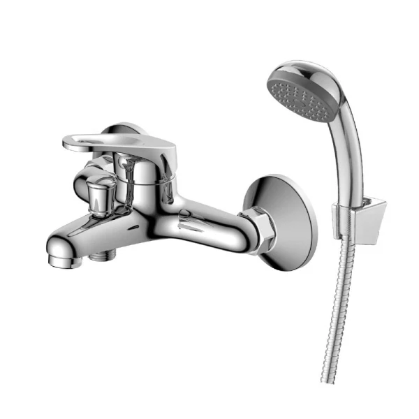 смесители для ванны однорычажный decoroom dr21035 с коротким изливом