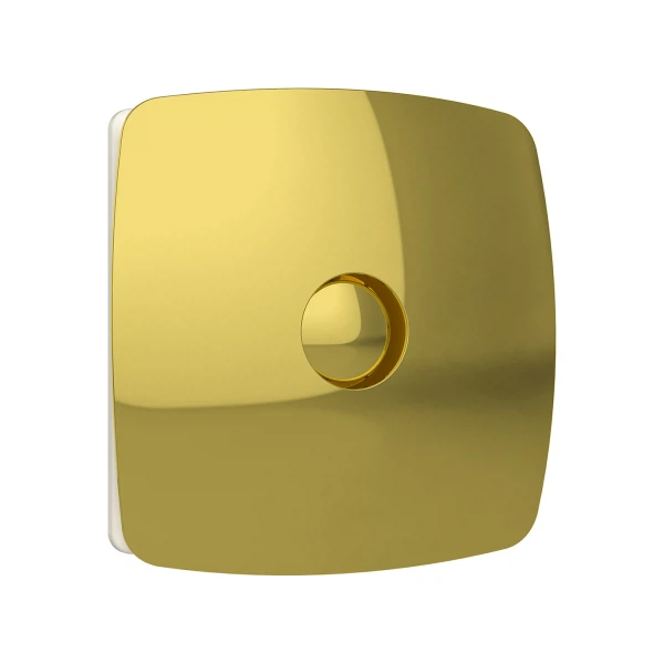 

вентилятор вытяжной осевой накладной 100мм rio 4c gold, золотой, с обр. клап, diciti, Золото