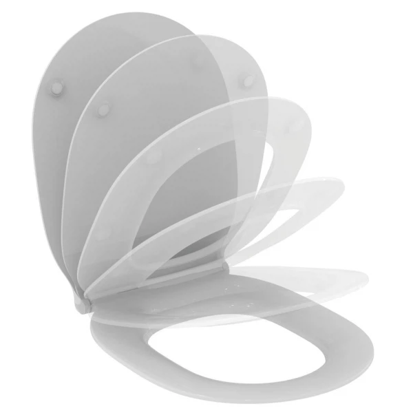 

крышка-сиденье для унитаза ideal standard connect air e036601, Белый