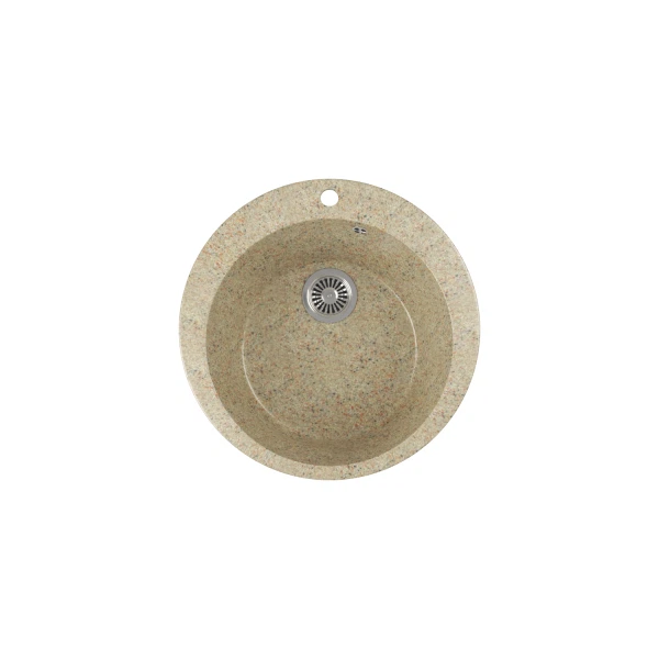 

мойка кухонная мраморная greenstone 47,5x47,5 grs-05-302 песочный, Бежевый
