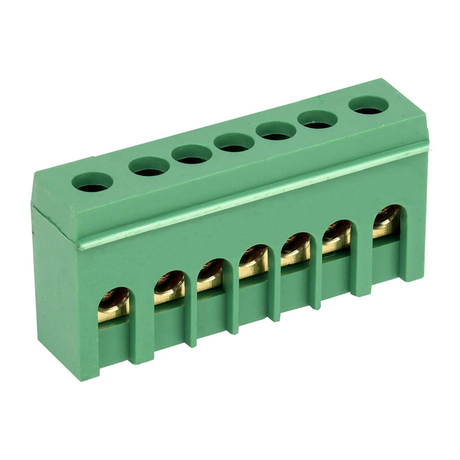 Изображение товара Шина соединительная PE 7 групп 6х9мм на DIN изоляторе REXANT 11-2321