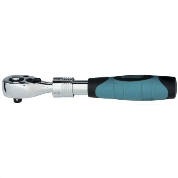 

ключ-трещотка 1/4" (72зубца) 150-200мм телескопический, gross 14074