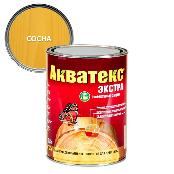 Защитно-декоративное покрытие акватекс экстра