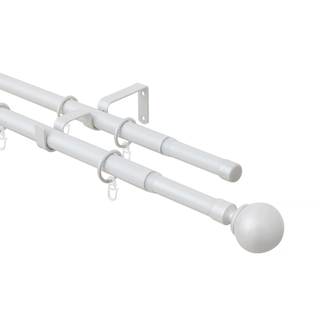 Изображение товара Карниз телескоп Эскар 16/19мм 160-320см двухрядный жемчуг