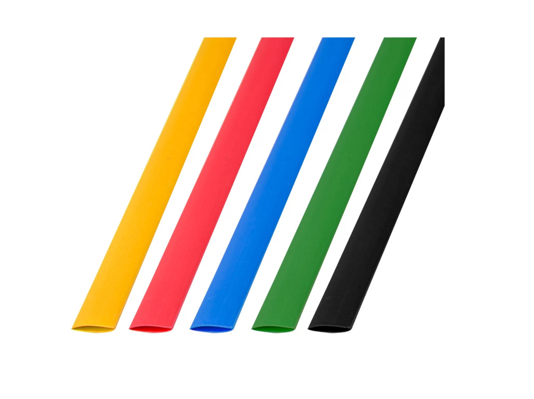 Изображение товара Набор термоусадочной трубки 8,0/4,0 мм 1м REXANT пять цветов