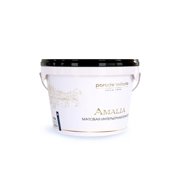 

краска интерьерная parade amalia матовая база а 2,5л