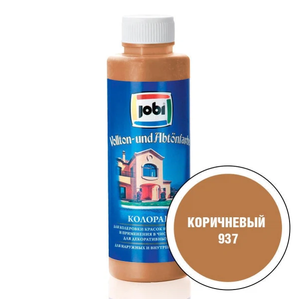 Краситель jobi 500мл №937 коричневый 11173