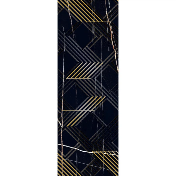 

декор royal nero oro черный 24,2*70 918293