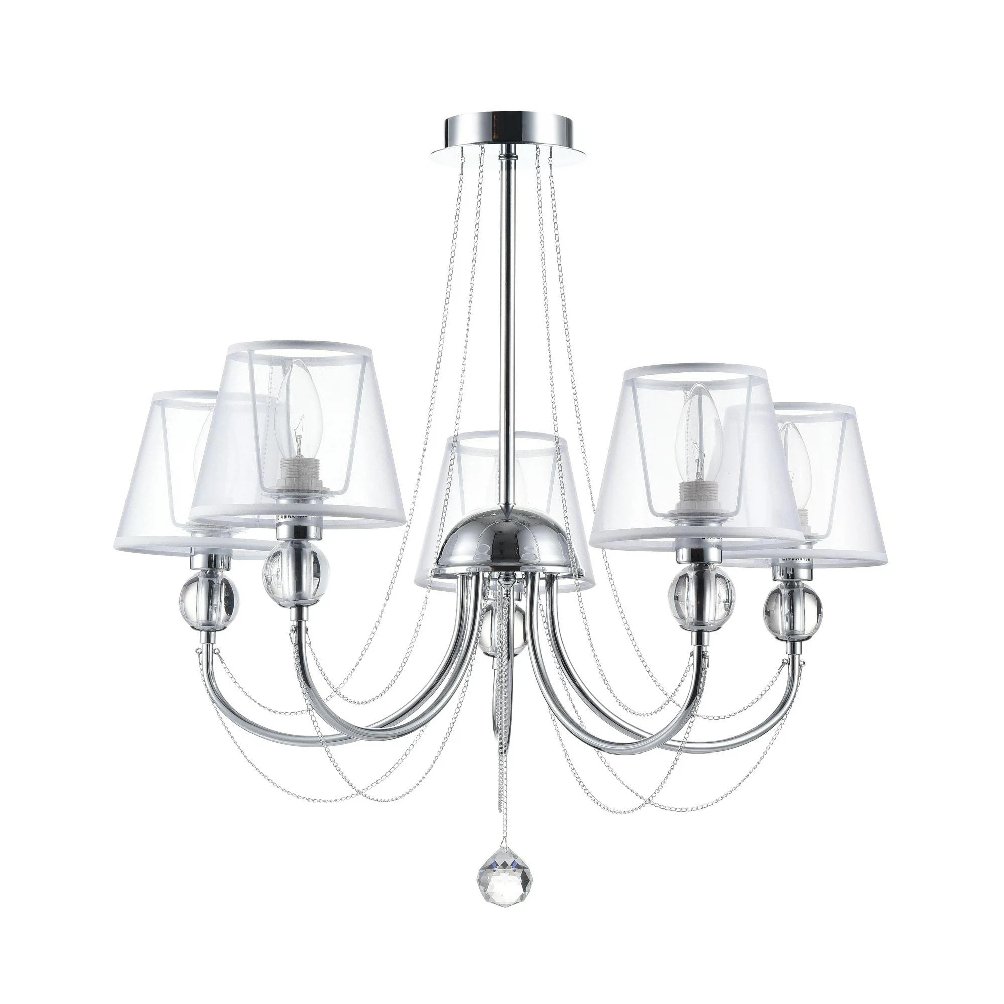 Изображение товара Люстра подвесная Freya FR5661-PL-05-CH Е14 5x40Вт хром