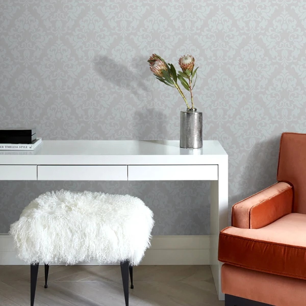 Фото Обои 281294 startdeco синатра флизелин 1,06*10,05м дамаск зеленый