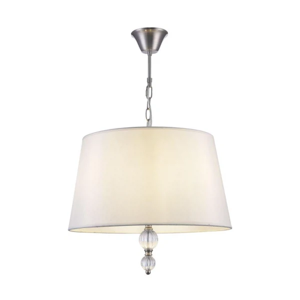 

люстра подвесная freya milena fr5679pl-03n е14 3x60вт ip 20 никель, Хром