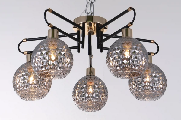 

люстра market fr5059pl-05b, Черный