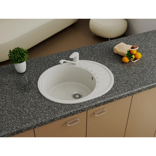 

мойка кухонная мраморная greenstone 62x50 grs-62-309 темно-серый