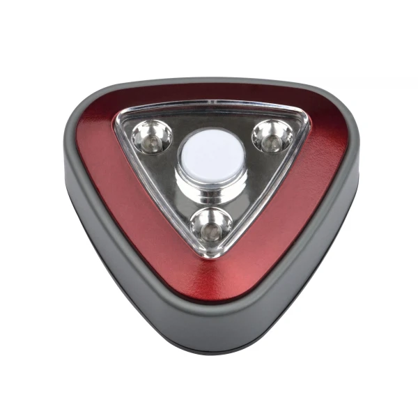 Фото Светильник-ночник uniel пушлайт dtl 356 red 3led 3aaa