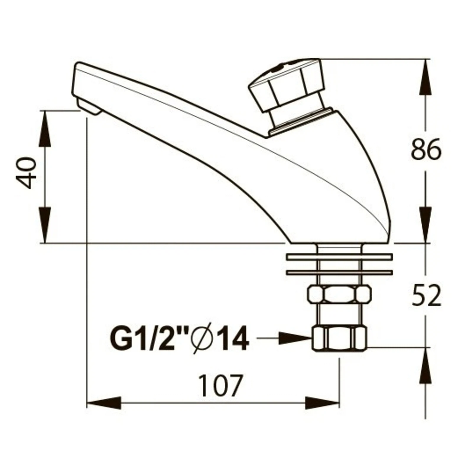 Изображение товара Смеситель для умывальника порционный Paini 52CR537