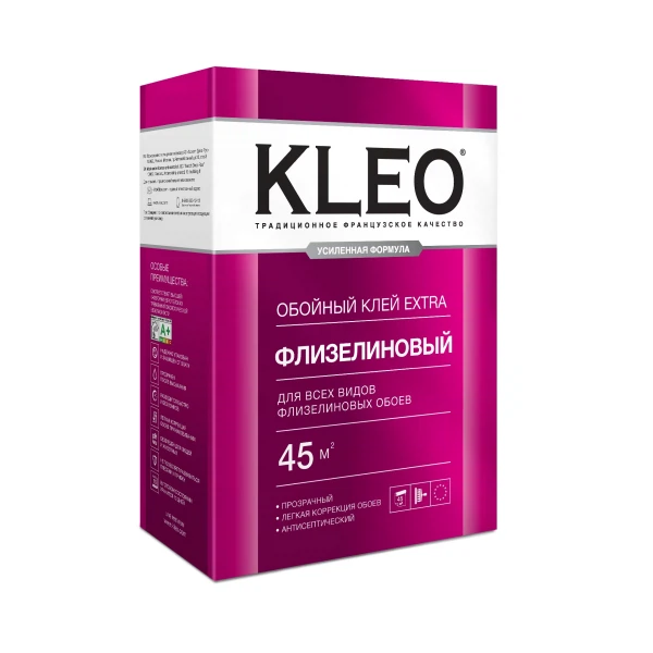 Клей для обоев kleo extra 45 /флизелиновый/