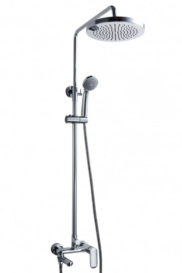 

душевая колонна со смесителем для ванны bravat opal f6125183cp-a1-rus