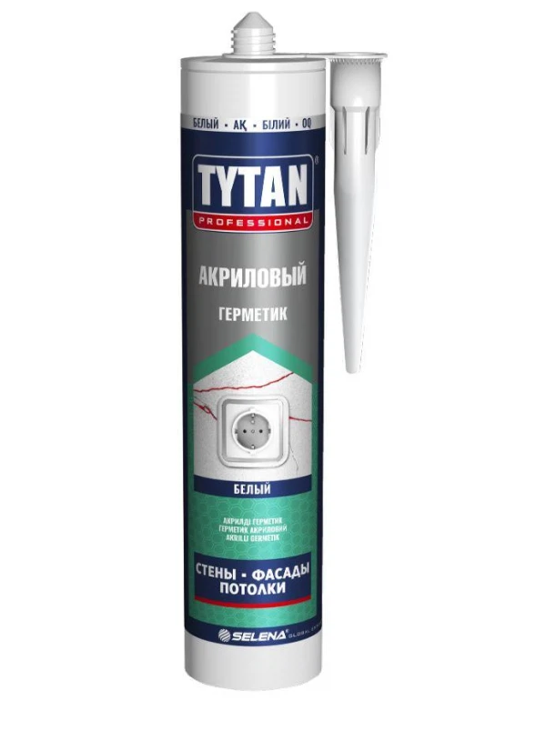 

герметик акриловый tytan professional белый 280 мл
