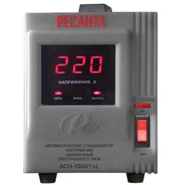 Стабилизатор Ресанта ACH-1000/1-ц 140-260В IP20, 1кВт 63/6/2