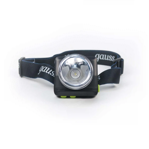 

фонарь налобный gauss gfl401 5w 100лм ip44 диммируемый gf401
