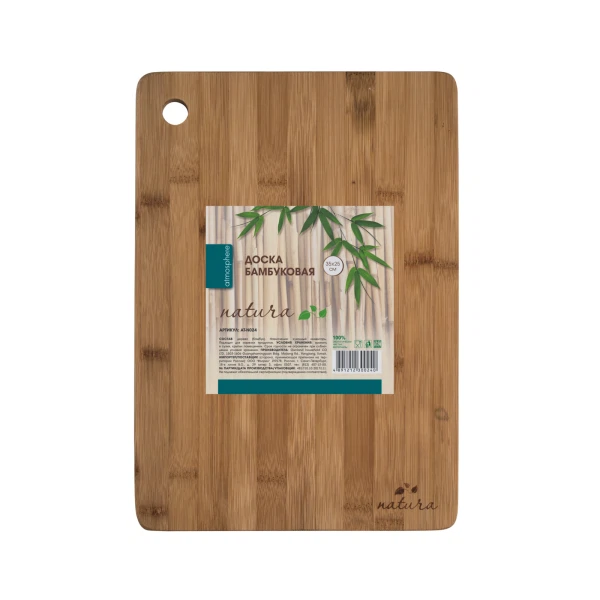 

доска бамбуковая natura 5х25х1.5см atmosphere t-n024
