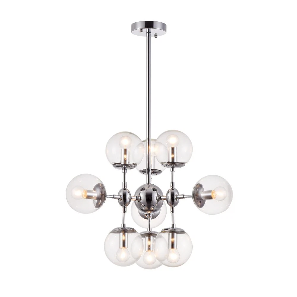 Изображение товара Люстра потолочная Freya Richard FR5596PL-09CH 9 ламп хром минимализм и модерн