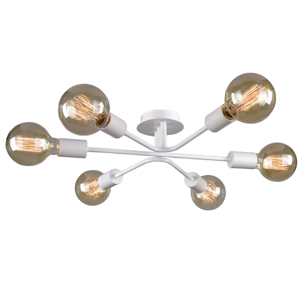 Изображение товара Люстра потолочная РОССвет РС21085 WT/6C Е27 6x60Вт IP 20