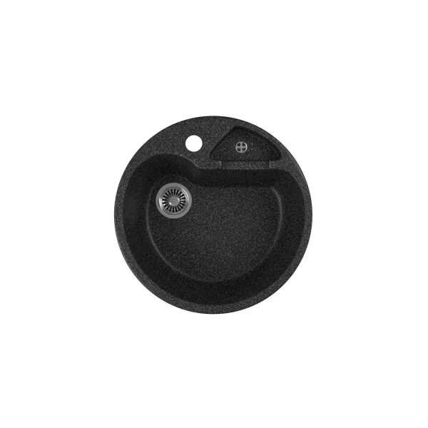 

мойка кухонная мраморная greenstone 50x50 grs-08k-308 черный